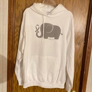 Piper Lou Graphic Hooded Sweat Shirt size Large. (BU)